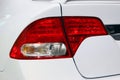 Left Rear Tail Light Close Up Royalty Free Stock Photo