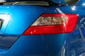 Right Rear Tail Light Close Up Royalty Free Stock Photo