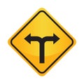 Left or right arrow auxiliary sign. Vector illustration decorative design Royalty Free Stock Photo