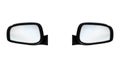 Left And Right Outdoor Rearview Car Mirrors Vector