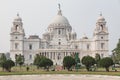 Left side of VIctoria Memorial Hall in Kolkata, India. Royalty Free Stock Photo