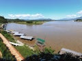 The famous golden triangle region in northern Thailand Royalty Free Stock Photo