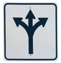 Left/Straight/Right Royalty Free Stock Photo