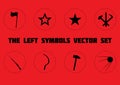 The left symbols set