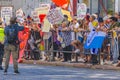 Left Wing Activist at Uruguayan Assumption of the New President, Uruguay