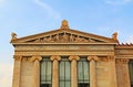 Left Wing of the National Academy of Arts in Athens, Greece Royalty Free Stock Photo