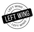 Left Wing rubber stamp Royalty Free Stock Photo