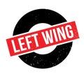 Left Wing rubber stamp Royalty Free Stock Photo