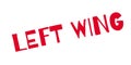 Left Wing rubber stamp Royalty Free Stock Photo