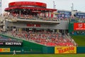 Leftfield bleachers at Nationals Park Royalty Free Stock Photo
