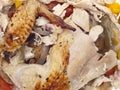 Leftover Roasted Chicken Royalty Free Stock Photo