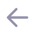 Leftwards arrow flat color ui icon Royalty Free Stock Photo