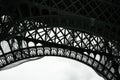 Paris. Part of the Eiffel Tower. Arch. Royalty Free Stock Photo