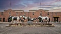 `The Legacy of Color` by Marrita Black on Mule Alley in the Forth Worth Stockyards, Texas.