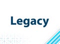 Legacy Modern Flat Design Blue Abstract Background