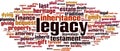 Legacy word cloud