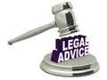 Legal advice Royalty Free Stock Photo