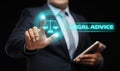 Legal Advice Law Expert Business Internet Concept Royalty Free Stock Photo
