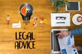 LEGAL ADVICE (Legal Advice Compliance Consulation Expertise Help Royalty Free Stock Photo