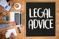 LEGAL ADVICE (Legal Advice Compliance Consulation Expertise Help Royalty Free Stock Photo