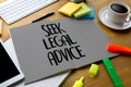 LEGAL ADVICE (Legal Advice Compliance Consulation Expertise Help Royalty Free Stock Photo