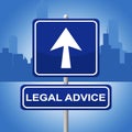 Legal Advice Means Court Legally And Jurisprudence Royalty Free Stock Photo