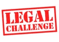 LEGAL CHALLENGE Royalty Free Stock Photo