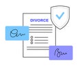 Legal divorce procedure