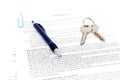 Legal document for sale Royalty Free Stock Photo