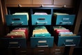 legal file folders neatly organized in a file cabinet