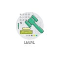 Legal Judge Mallet Legacy Icon