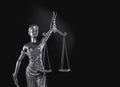 Legal law concept image, scales of justice Royalty Free Stock Photo