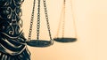 Legal law concept image of Scales of Justice. Royalty Free Stock Photo