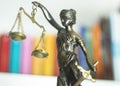 Legal law firm statue Royalty Free Stock Photo