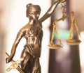 Legal law firm statue Royalty Free Stock Photo