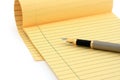 Legal pad (clipping path) Royalty Free Stock Photo