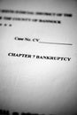 Legal Pleadings Court Papers Law Chapter 7 Bankruptcy Royalty Free Stock Photo