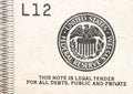Legal Tender Stamp on Money Royalty Free Stock Photo