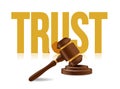 legal trust concept icon illustration design Royalty Free Stock Photo