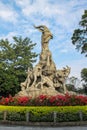 Legend of 5 goats, the Five Goat Statue, Yuexiu Park, Guangzhou Royalty Free Stock Photo