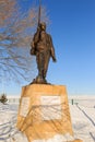 1919 The Legend of Kars and Monument Sculpture Royalty Free Stock Photo