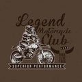 Legend Motorcycles Vintage Racers T-Shirt Design