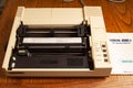 1980s dot matrix printer Royalty Free Stock Photo