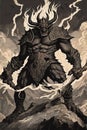 The legend of Surtur A story of how a powerful fire demon sought to wreak destruction on the Norse gods and their world