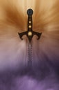 Legend sword Royalty Free Stock Photo