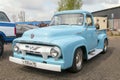 The Legendary american pickup Ford 1954 F-100 Royalty Free Stock Photo