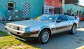 Legendary American sports car DeLorean DMC-12 Royalty Free Stock Photo