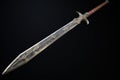 Legendary Ancient sword fantasy silver. Generate Ai