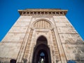 The legendary architecture of the Gateway of India in Mumbai. Royalty Free Stock Photo