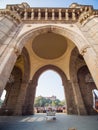 The legendary architecture of the Gateway of India in Mumbai. Royalty Free Stock Photo